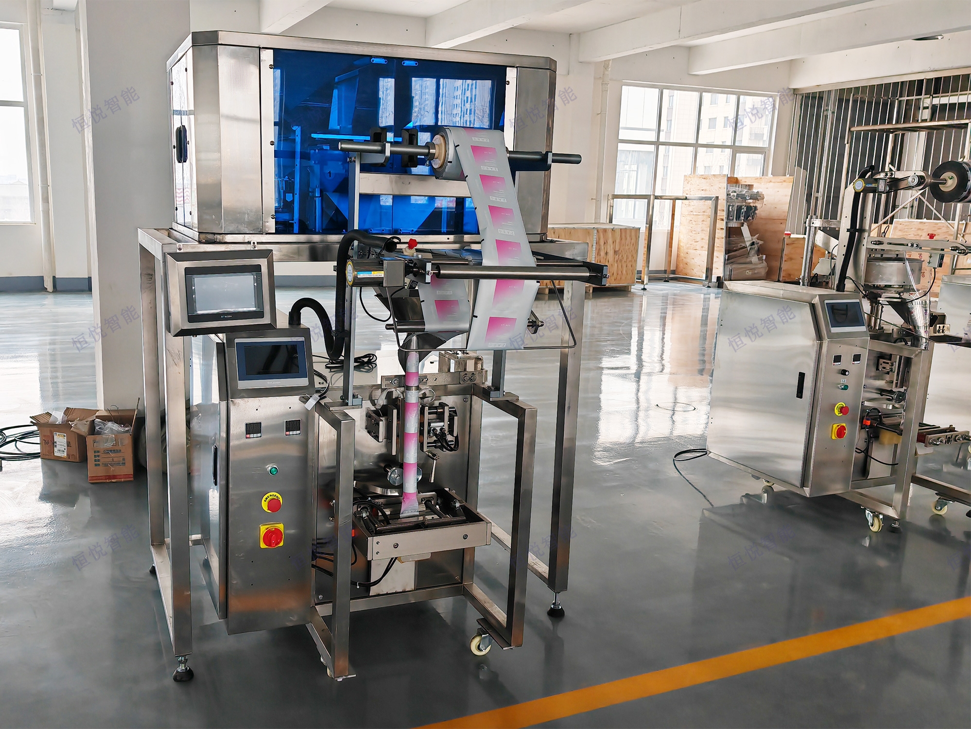 全系列小立式91麻豆免费视频网站均支持三边封、背封、枕式封等多种袋型