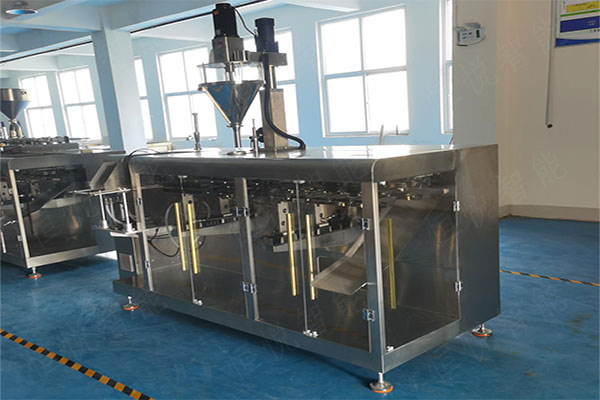 水平给袋式91麻豆免费视频网站应用于粉末颗粒状、液体膏体状、颗粒酱料包装